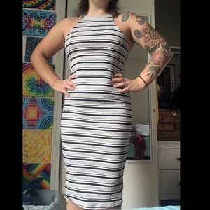 Striped Bodycon Dress